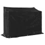 Leñero cubierta lluvia 151x60,5x110,5 cm acero galvanizado de , Bolsas y soportes de leña - Ref: Foro24-4104941, Precio: 76,1...