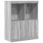 Aparador madera de ingeniería gris sonoma 81x37x100 cm de , Taquillas y armarios de almacenamiento - Ref: Foro24-3318622, Pre...