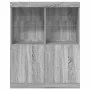 Aparador madera de ingeniería gris sonoma 81x37x100 cm de , Taquillas y armarios de almacenamiento - Ref: Foro24-3318622, Pre...