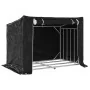 Leñero cubierta lluvia 150,5x100,5x110,5 cm acero galvanizado de , Bolsas y soportes de leña - Ref: Foro24-4104943, Precio: 9...