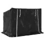 Leñero cubierta lluvia 150,5x100,5x110,5 cm acero galvanizado de , Bolsas y soportes de leña - Ref: Foro24-4104943, Precio: 9...