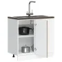 Mueble bajo fregadero Lucca madera contrachapada madera antigua de , Armarios de cocina - Ref: Foro24-854316, Precio: 94,43 €...