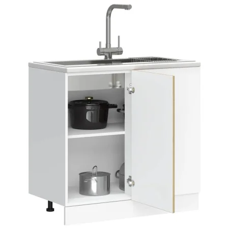 Mueble bajo para fregadero madera contrachapada roble sonoma de , Armarios de cocina - Ref: Foro24-854291, Precio: 72,77 €, D...