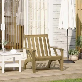 Silla adirondack de jardín madera de pino impregnada 75x77x77cm de , Sillas de jardín - Ref: Foro24-859331, Precio: 85,12 €, ...