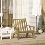 Silla adirondack de jardín madera de pino impregnada 75x77x77cm de , Sillas de jardín - Ref: Foro24-859331, Precio: 85,12 €, ...