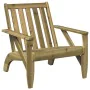 Silla adirondack de jardín madera de pino impregnada 75x77x77cm de , Sillas de jardín - Ref: Foro24-859331, Precio: 85,12 €, ...