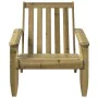 Silla adirondack de jardín madera de pino impregnada 75x77x77cm de , Sillas de jardín - Ref: Foro24-859331, Precio: 85,12 €, ...
