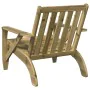 Silla adirondack de jardín madera de pino impregnada 75x77x77cm de , Sillas de jardín - Ref: Foro24-859331, Precio: 85,12 €, ...