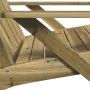 Silla adirondack de jardín madera de pino impregnada 75x77x77cm de , Sillas de jardín - Ref: Foro24-859331, Precio: 85,12 €, ...