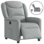 Sillón reclinable eléctrico tela gris claro de , Sillones - Ref: Foro24-3303174, Precio: 246,44 €, Descuento: %