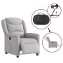 Sillón reclinable eléctrico de tela gris nube von , Sessel - Ref: Foro24-3303183, Preis: 240,44 €, Rabatt: %
