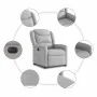 Sillón reclinable eléctrico de tela gris nube von , Sessel - Ref: Foro24-3303183, Preis: 240,44 €, Rabatt: %