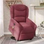 Sillón reclinable de masaje elevable tela rojo tinto de , Sillones - Ref: Foro24-3303207, Precio: 292,72 €, Descuento: %