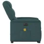 Sillón masaje eléctrico reclinable elevable tela verde oscuro de , Sillones - Ref: Foro24-3303230, Precio: 341,33 €, Descuent...