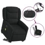 Sillón de masaje eléctrico reclinable elevable tela negro de , Sillones - Ref: Foro24-3303226, Precio: 345,70 €, Descuento: %