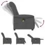 Sillón reclinable de masaje eléctrico tela gris oscuro de , Sillones - Ref: Foro24-3303245, Precio: 246,53 €, Descuento: %
