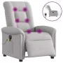 Sillón reclinable de masaje eléctrico tela gris nube von , Sessel - Ref: Foro24-3303253, Preis: 261,55 €, Rabatt: %