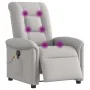 Sillón reclinable de masaje eléctrico tela gris nube von , Sessel - Ref: Foro24-3303253, Preis: 261,55 €, Rabatt: %