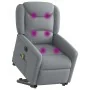 Sillón de masaje eléctrico reclinable elevable tela gris claro de , Sillones - Ref: Foro24-3303224, Precio: 345,95 €, Descuen...