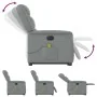 Sillón de masaje eléctrico reclinable elevable tela gris claro de , Sillones - Ref: Foro24-3303224, Precio: 345,95 €, Descuen...