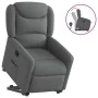 Sillón reclinable elevable de tela gris oscuro de , Sillones - Ref: Foro24-3303195, Precio: 276,52 €, Descuento: %