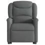 Sillón reclinable elevable de tela gris oscuro de , Sillones - Ref: Foro24-3303195, Precio: 276,52 €, Descuento: %