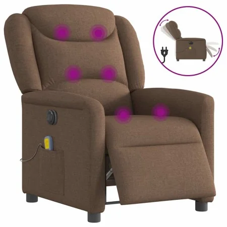 Sillón reclinable de masaje eléctrico tela marrón von , Sessel - Ref: Foro24-3303188, Preis: 261,58 €, Rabatt: %