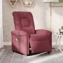 Sillón de masaje reclinable eléctrico tela rojo tinto de , Sillones - Ref: Foro24-3303247, Precio: 256,02 €, Descuento: %