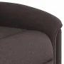 Sillón reclinable eléctrico tela marrón oscuro de , Sillones - Ref: Foro24-3303239, Precio: 236,34 €, Descuento: %