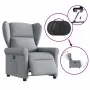 Sillón reclinable eléctrico tela gris claro de , Sillones - Ref: Foro24-3303354, Precio: 247,14 €, Descuento: %