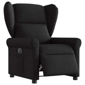 Sillón reclinable eléctrico de tela negro de , Sillones - Ref: Foro24-3303356, Precio: 257,90 €, Descuento: %