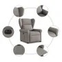 Sillón reclinable eléctrico tela gris taupé von , Sessel - Ref: Foro24-3303361, Preis: 260,03 €, Rabatt: %