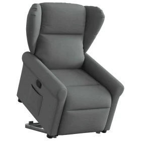 Sillón reclinable elevable de tela gris oscuro de , Sillones - Ref: Foro24-3303375, Precio: 279,92 €, Descuento: %