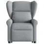 Sillón eléctrico reclinable elevable de tela gris claro de , Sillones - Ref: Foro24-3303394, Precio: 330,33 €, Descuento: %