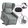 Sillón eléctrico reclinable elevable de tela gris claro de , Sillones - Ref: Foro24-3303394, Precio: 330,33 €, Descuento: %