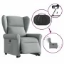 Sillón eléctrico reclinable elevable de tela gris claro de , Sillones - Ref: Foro24-3303394, Precio: 330,33 €, Descuento: %