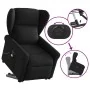 Sillón de masaje eléctrico reclinable elevable tela negro de , Sillones - Ref: Foro24-3303406, Precio: 347,17 €, Descuento: %
