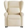 Sillón de masaje eléctrico reclinable elevable tela crema de , Sillones - Ref: Foro24-3303412, Precio: 364,04 €, Descuento: %