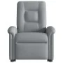Sillón de masaje reclinable de pie de tela gris claro de , Sillones - Ref: Foro24-3303264, Precio: 295,53 €, Descuento: %