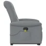 Sillón de masaje reclinable de pie de tela gris claro de , Sillones - Ref: Foro24-3303264, Precio: 295,53 €, Descuento: %