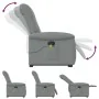 Sillón de masaje reclinable de pie de tela gris claro de , Sillones - Ref: Foro24-3303264, Precio: 295,53 €, Descuento: %