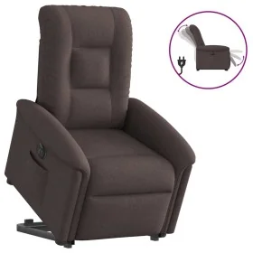 Sillón eléctrico reclinable elevable de tela marrón oscuro von , Sessel - Ref: Foro24-3303279, Preis: 320,05 €, Rabatt: %