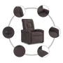 Sillón eléctrico reclinable elevable de tela marrón oscuro von , Sessel - Ref: Foro24-3303279, Preis: 320,05 €, Rabatt: %