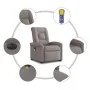 Sillón de masaje eléctrico reclinable elevable tela taupé de , Sillones - Ref: Foro24-3303291, Precio: 346,97 €, Descuento: %