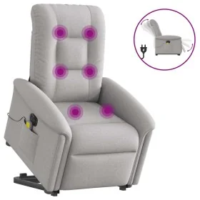 Sillón de masaje eléctrico reclinable elevable tela gris nube von , Sessel - Ref: Foro24-3303293, Preis: 345,29 €, Rabatt: %