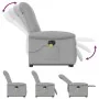 Sillón de masaje eléctrico reclinable elevable tela gris nube by , Armchairs - Ref: Foro24-3303293, Price: 345,29 €, Discount: %