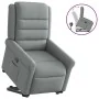 Sillón reclinable elevable de tela gris claro de , Sillones - Ref: Foro24-3303314, Precio: 292,08 €, Descuento: %