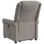 Sillón reclinable elevable tela gris taupe de , Sillones - Ref: Foro24-3303321, Precio: 295,94 €, Descuento: %