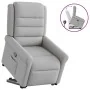 Sillón reclinable elevable de tela gris nube de , Sillones - Ref: Foro24-3303323, Precio: 277,79 €, Descuento: %