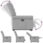 Sillón reclinable elevable de tela gris nube de , Sillones - Ref: Foro24-3303323, Precio: 277,79 €, Descuento: %